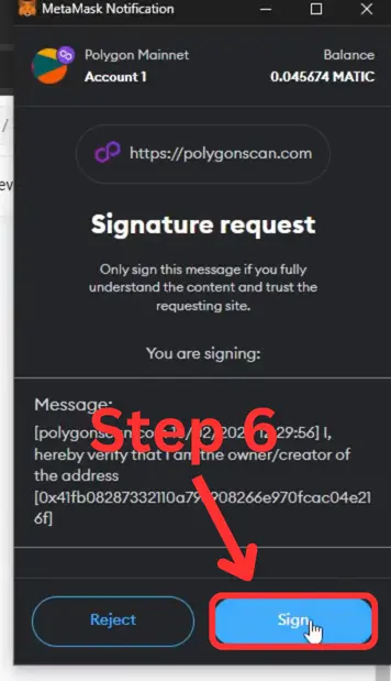 How to Add Token Details and Logo on Polygonscan 7 Step 6 1