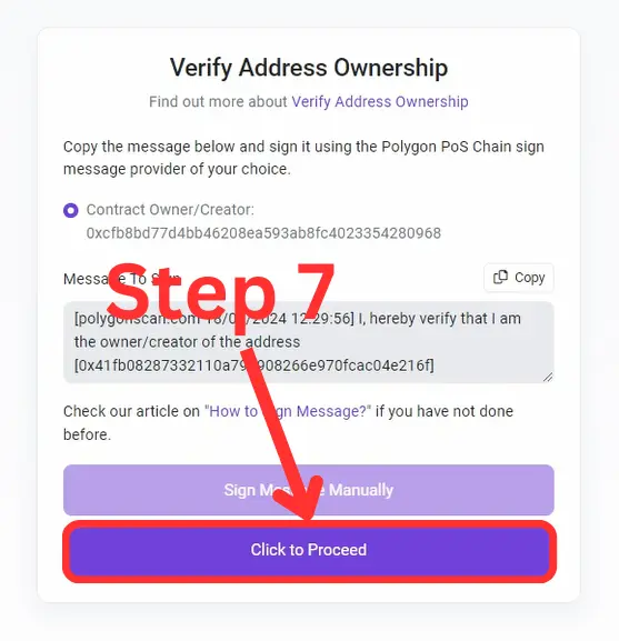 How to Add Token Details and Logo on Polygonscan 8 verify nw